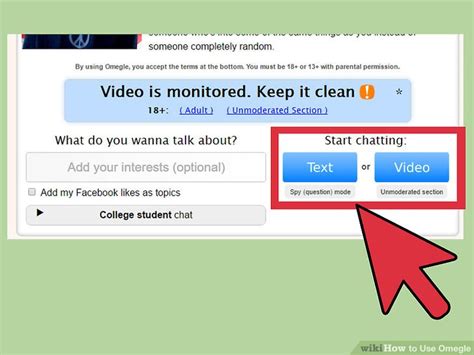 omegle video calling chat|How to Use Omegle: 14 Steps (with Pict.